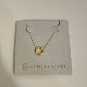 Kendra Scott Gold Circle Necklace